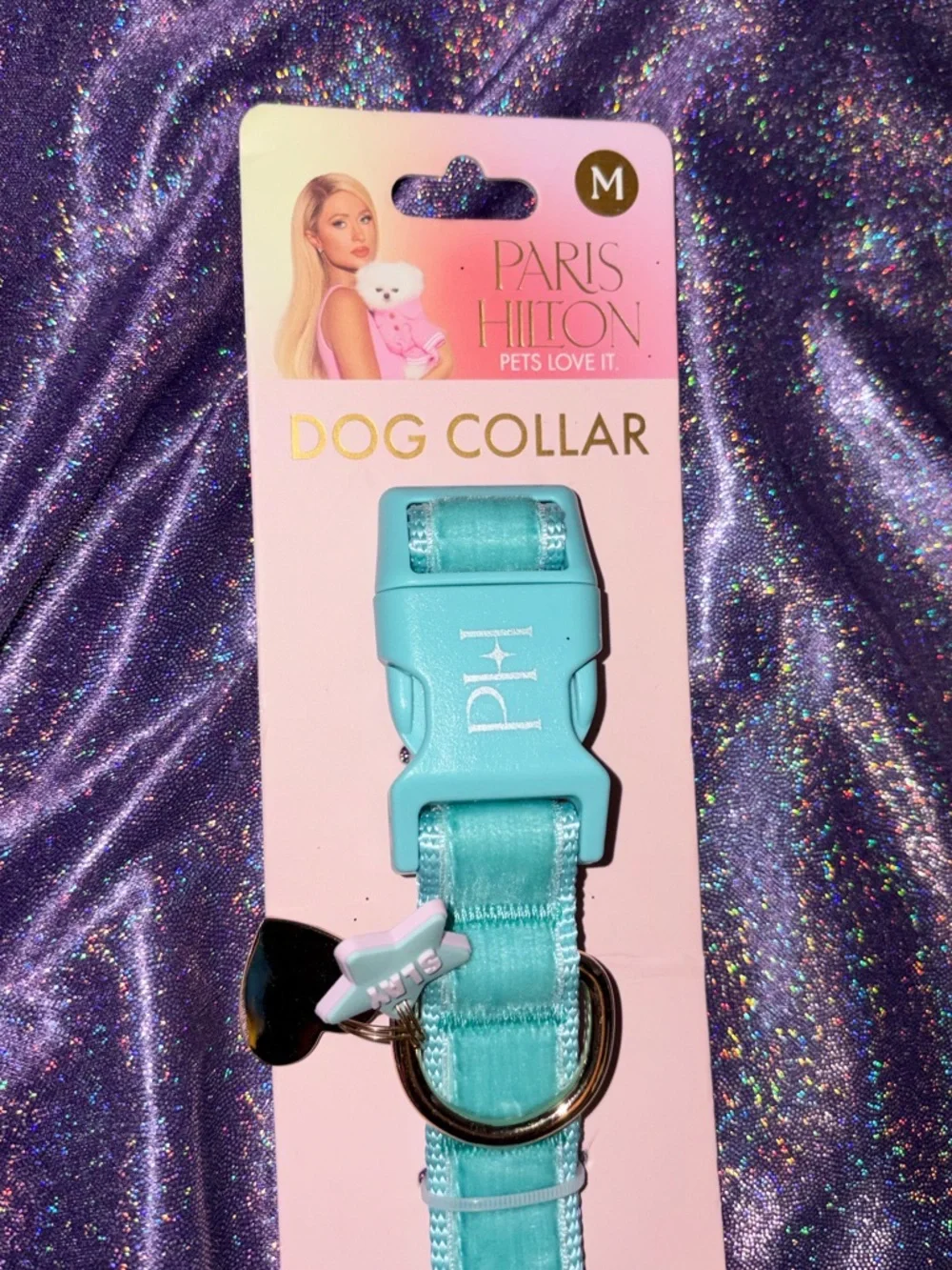 Paris Hilton Baby Blue Dog Collar